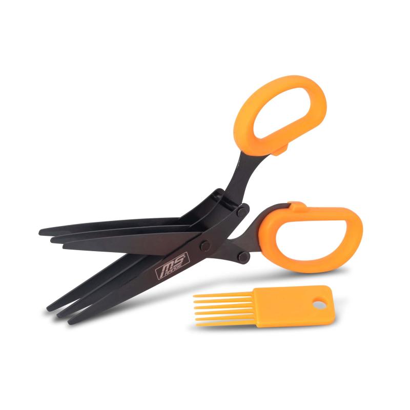 MS-Range Titanium Coated Worm Scissor 3 Blades 19cm