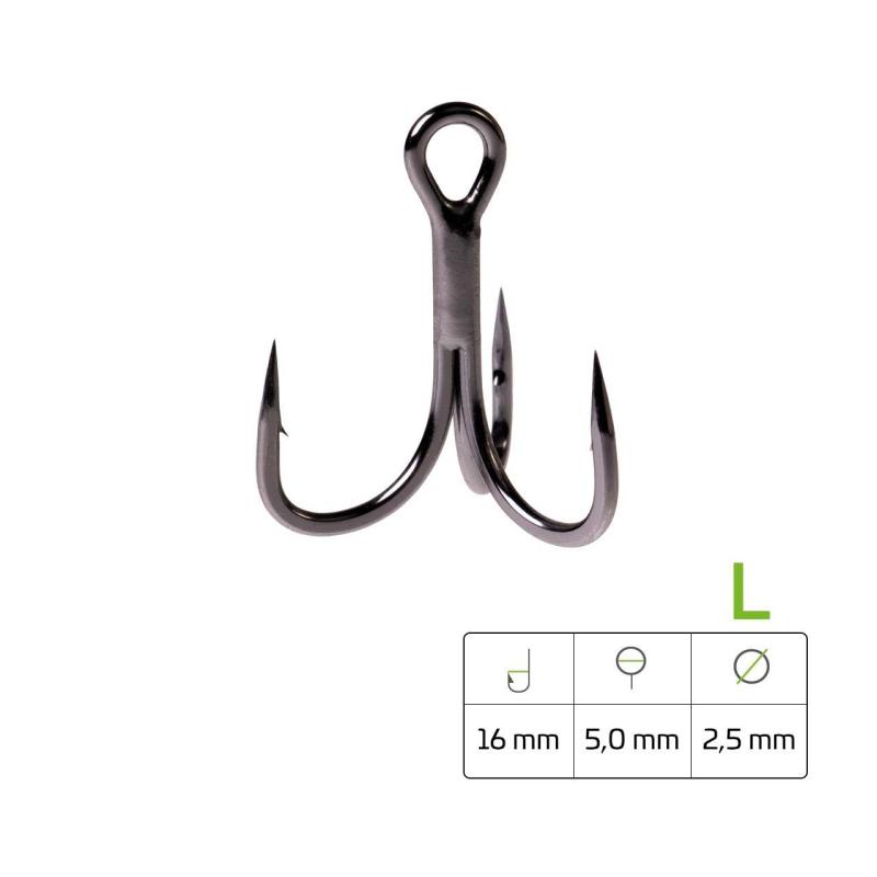 Zeck Pro-Treble L 4 pcs