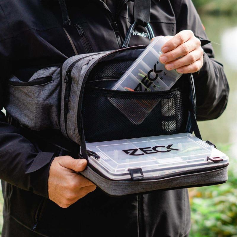 Zeck Sling Bag 5000 + 2 x Tackle Box WP M