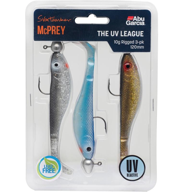 Abu Garcia Mcprey 10Gr Rigged 3-Pack The Uv League