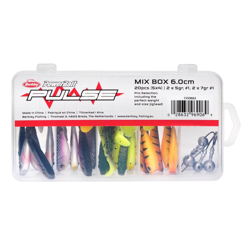 Berkley Pulse Shad Box 6Cm Incl. Jigheads