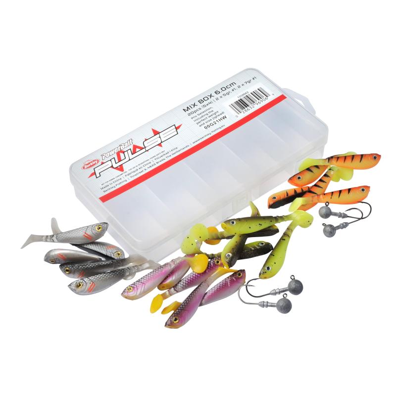 Berkley Pulse Shad Box 6Cm Incl. Jigheads