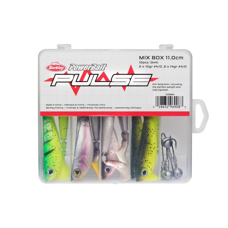 Berkley Pulse Shad Box 11Cm Incl. Jigheads