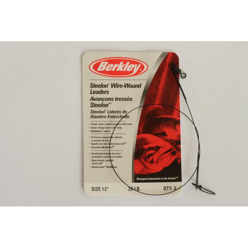 Produktbild Berkley Mc Mahon Wire Wound Steelon Lead 12In 30Lb