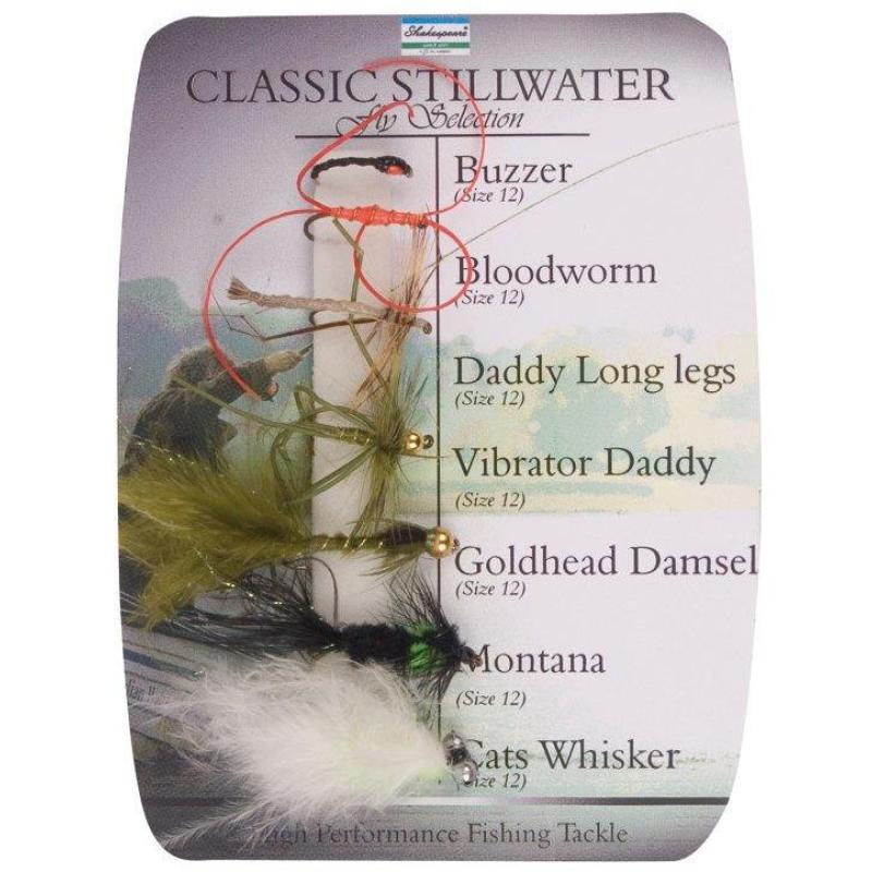 Shakespeare Sigma Fliegenselektion 3 All Round Stillwasser Fliegen