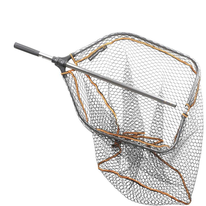 Savage Gear Pro klappbarer Gummikescherkopf L 65x50cm