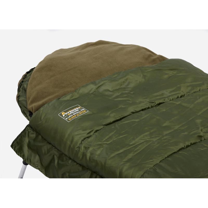 Avenger S/Bag&Bedchair Syst. 8Leg 200X75cm 12.6Kg 120Kg 75X200cm 30-45cm