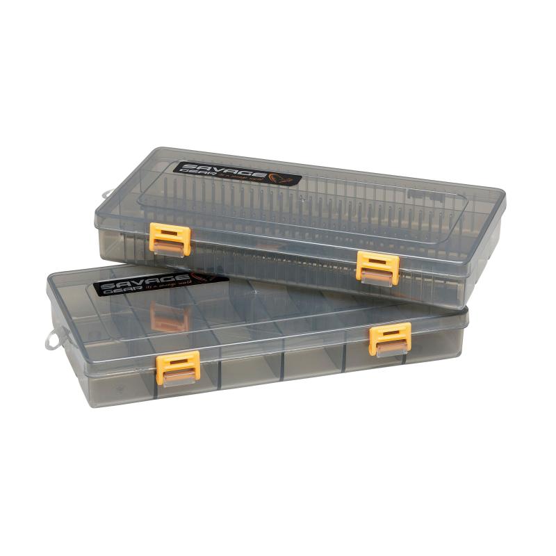 Savage Gear Flat Lure Box Smoke Kit 2Pcs 23X11X3.5Cm