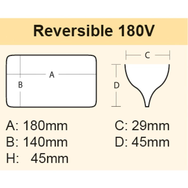 MEIHO Reversible 180V wei&szlig;