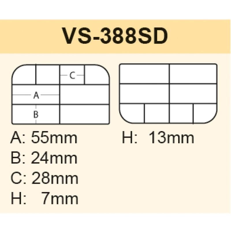 Meiho VS 388 SD schwarz