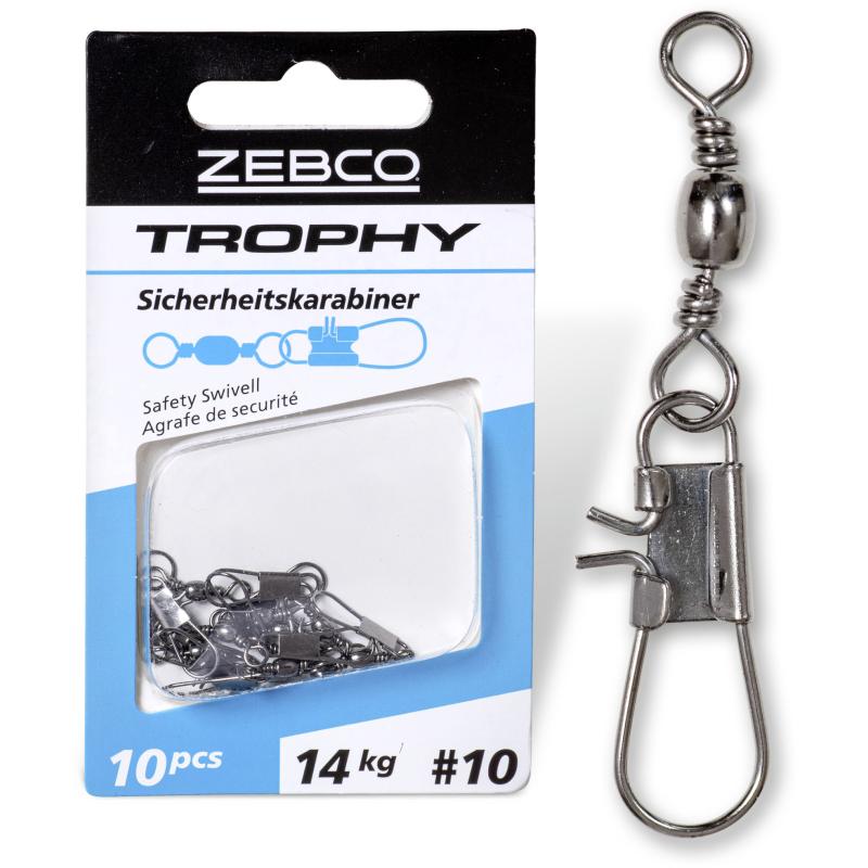 Produktbild Zebco Gr.: 2 L: 50mm Trophy Sicherheitswirbel 42kg