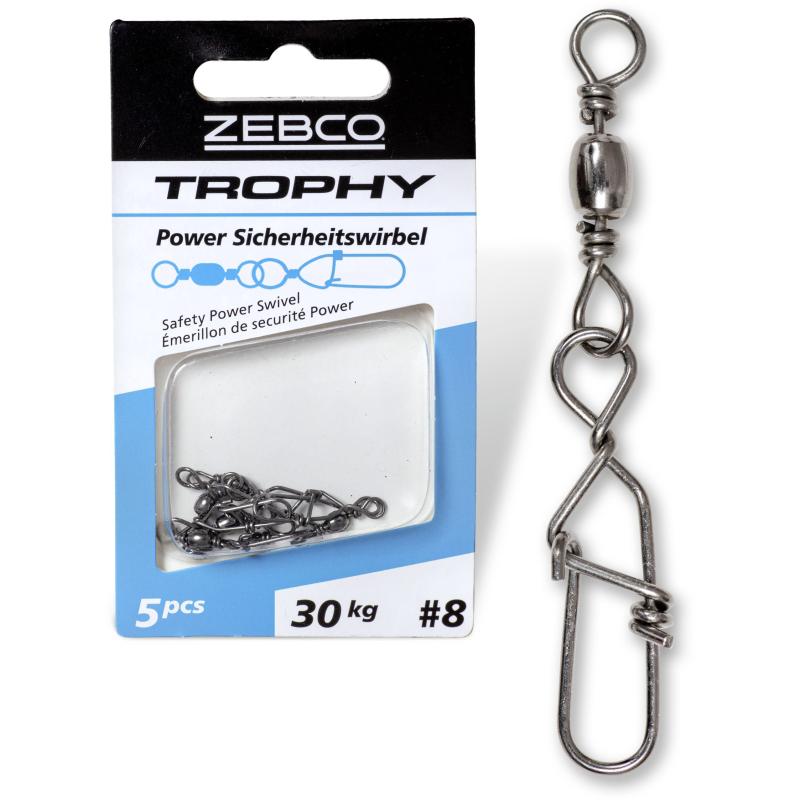 Produktbild Zebco Gr.: 6 L: 48mm Trophy Power-Sicherheitswirbel 36kg