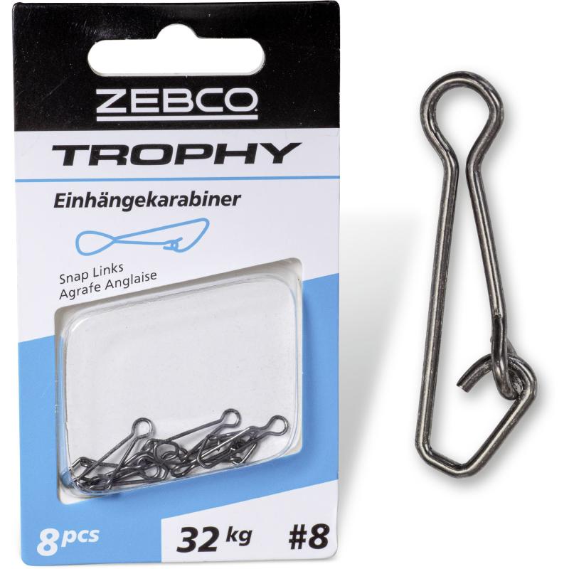 Zebco Gr.: 8 L: 22mm Trophy Agraffen 32kg