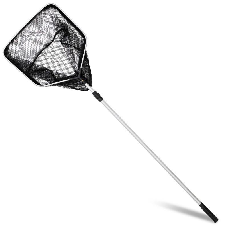 Zebco Teleskopierbarer Teichkescher L:2m B:40cm H:40cm 4x4mm Teile: 2