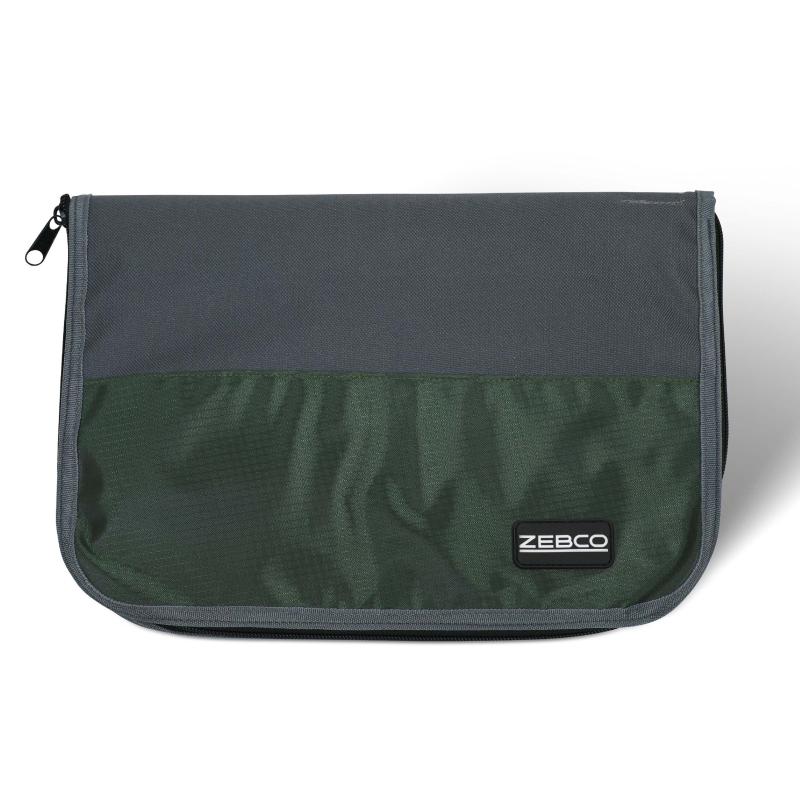 Zebco Vorfachtaschen Set L:25m B:34cm H:23cm gr&uuml;n/grau 250g