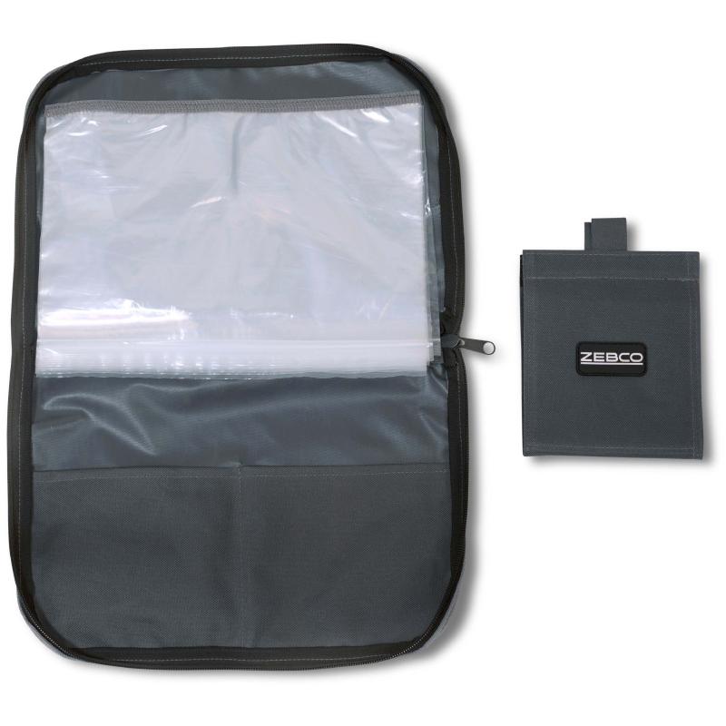 Zebco Vorfachtaschen Set L:25m B:34cm H:23cm gr&uuml;n/grau 250g