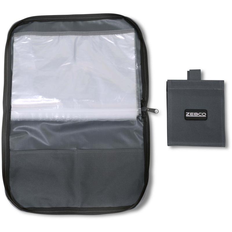 Zebco Vorfachtaschen Set L:25m B:34cm H:23cm gr&uuml;n/grau 250g