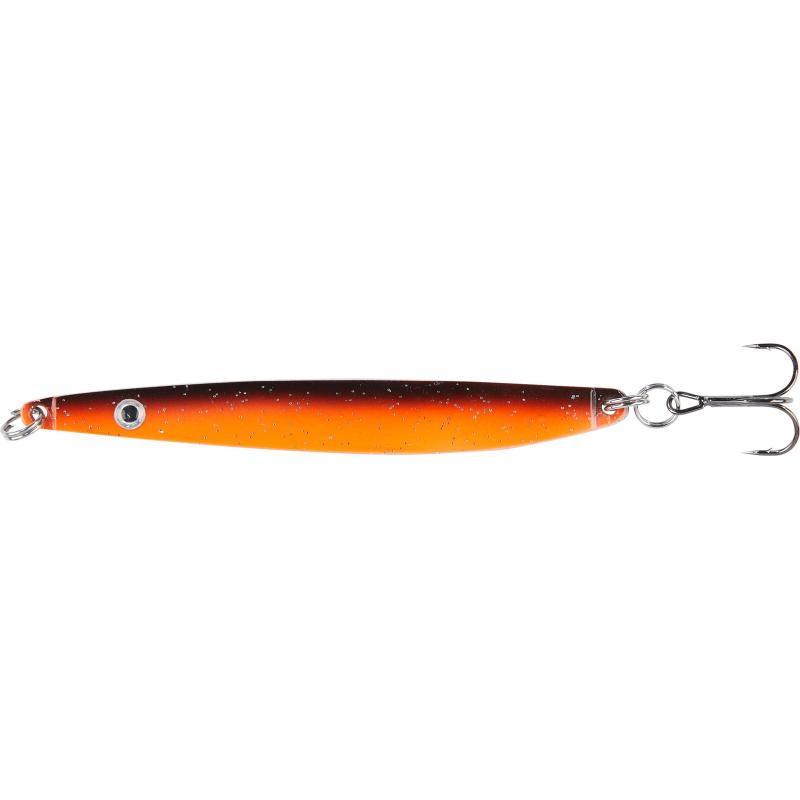 Balzer Meeforellenblinker Orange-Schwarz Glitter 22g