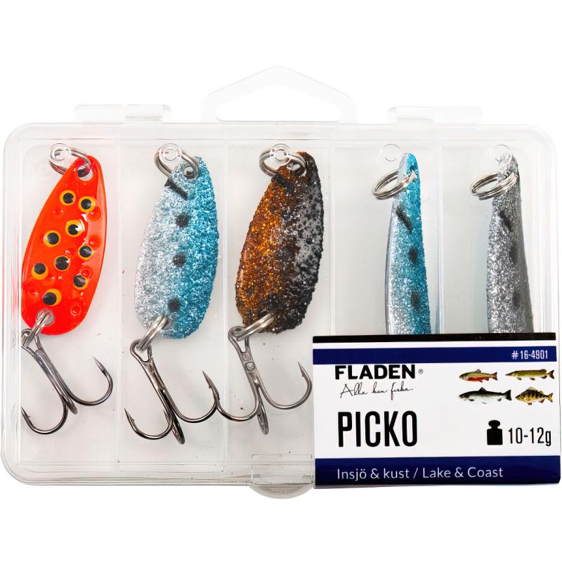 FLADEN Picko Blinker Set 5St&uuml;ck 10-12g