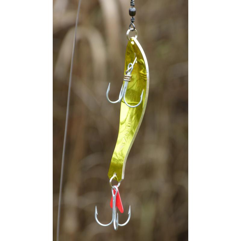 Produktbild JENZI Phantom-F Blinker Heinz Silber/Gold 28 g