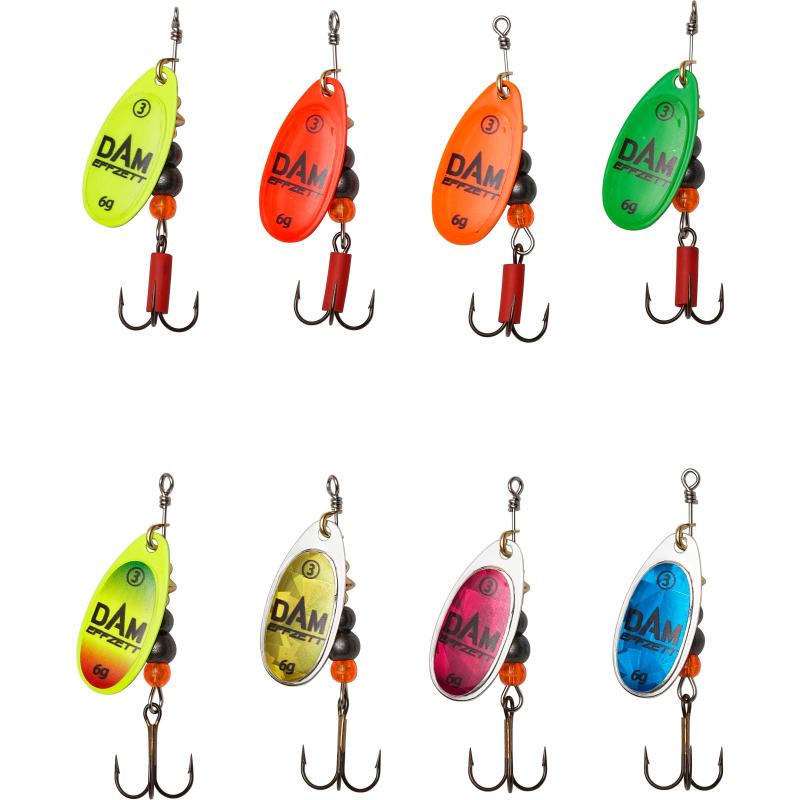 EFFZETT Fluo Spinner 20G #6 Gold Prisma