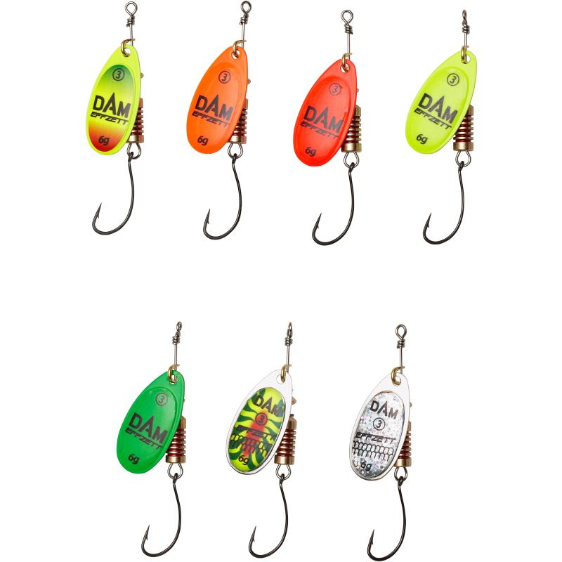 Effzett Spinner Singlehook 4g - Fire Tiger