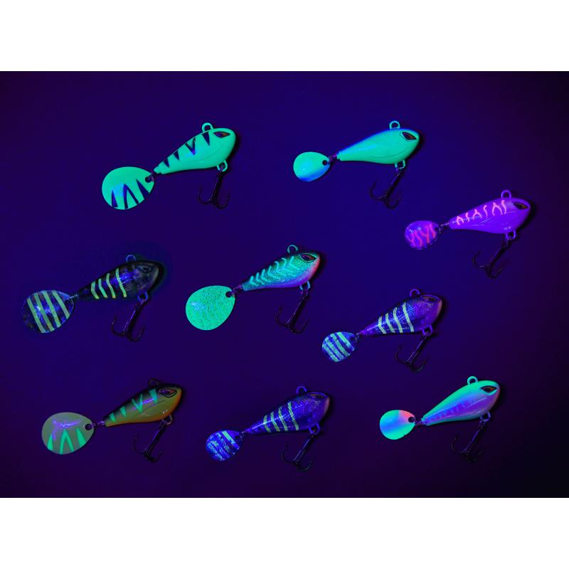 Balzer Shirasu Spin Buddy Evil Eye light Rotauge UV (Kunststoff) 12g