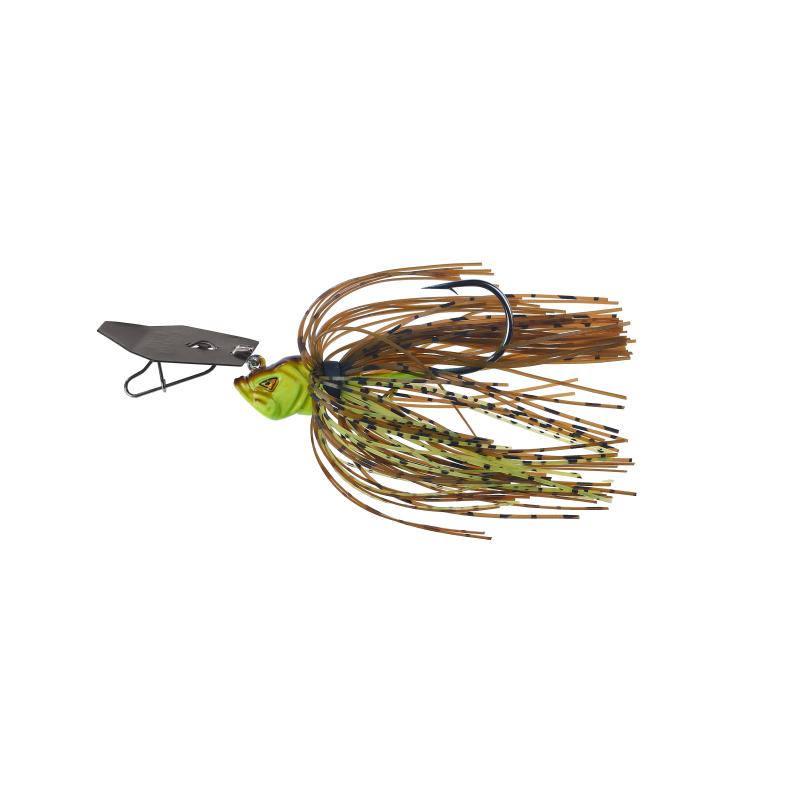 Balzer Shirasu Evil Chatter #1/0 7.5g Green Pumpkin Chartreuse