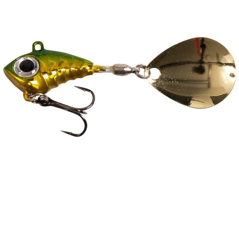 Fladen Conrad Vibra tail 7g green/gold