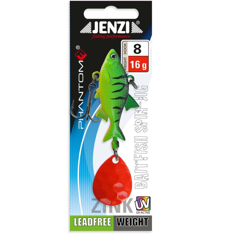 Jenzi Spin-Jig, 16g. Zink, Firetiger