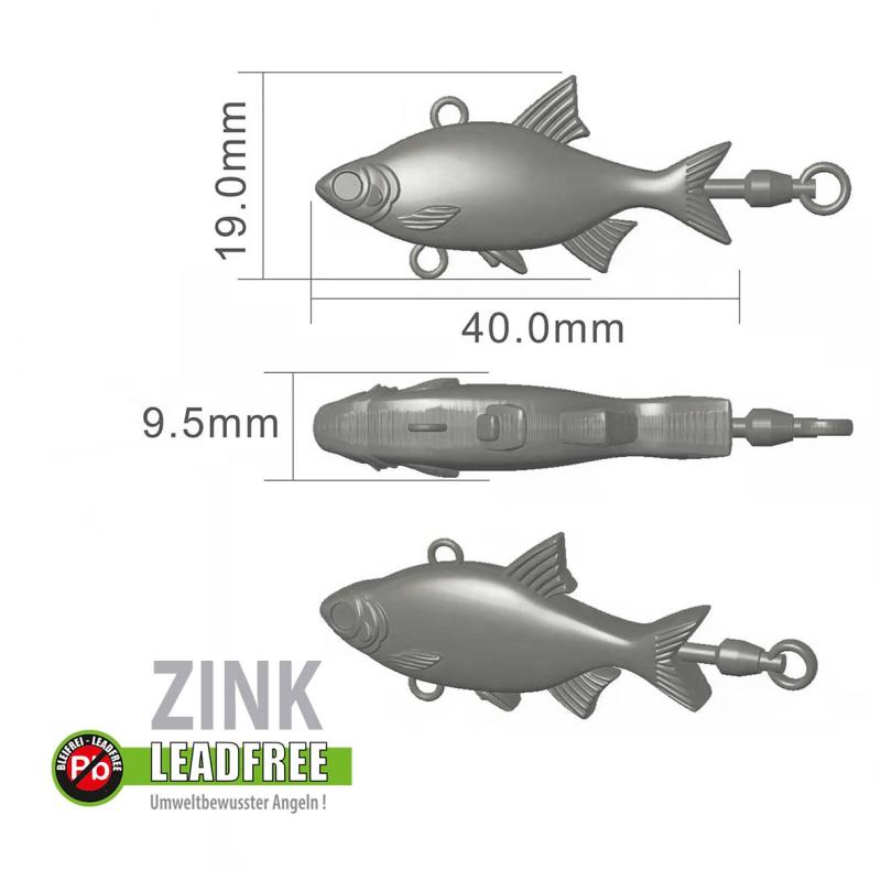 Jenzi Spin-Jig, 16g. Zink, Firetiger