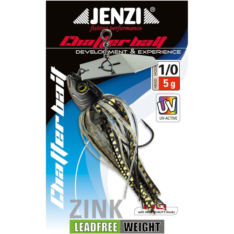 Jenzi Chatterbait, 5g, 1/0 Gold-Black