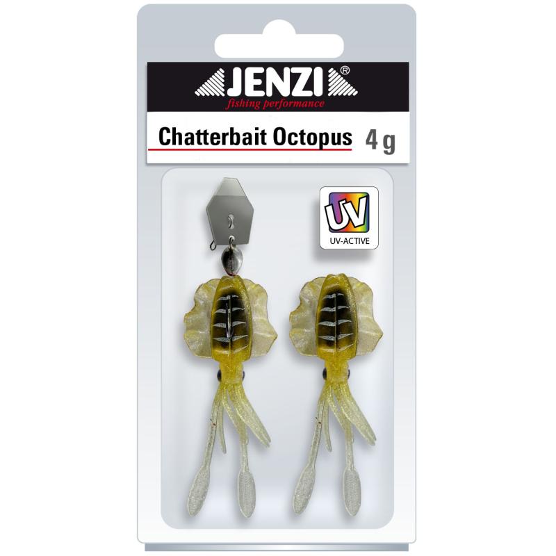 JENZI Chatterbait, Octopus.4g, Gold