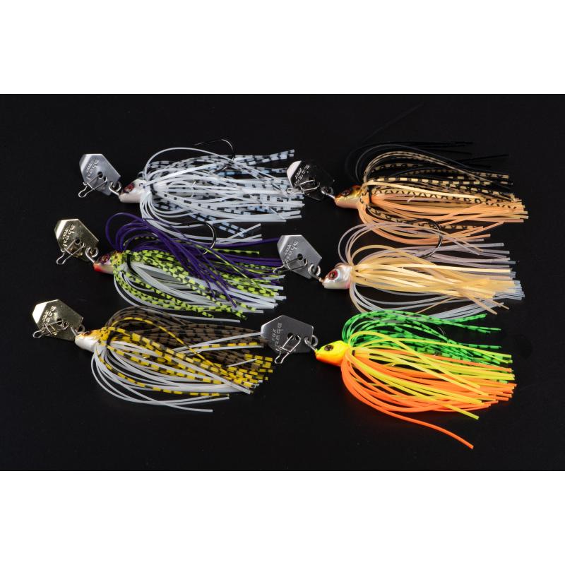 Fox Rage Bladed Jig 7g Black & Gold