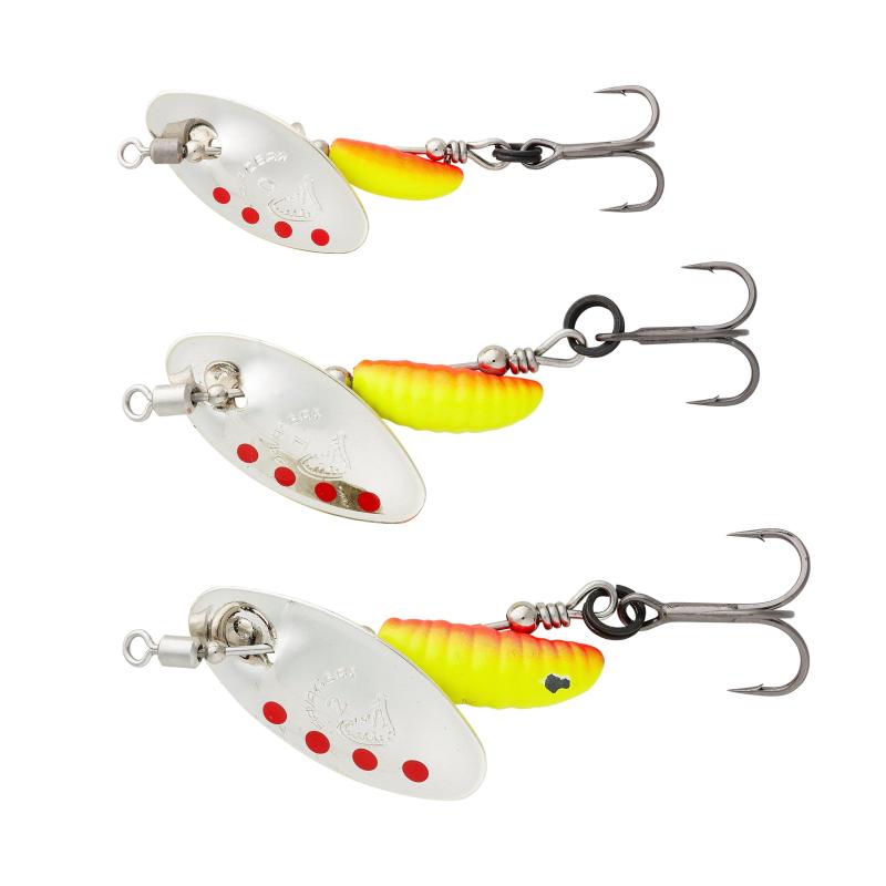 Savage Gear Grub Spinners 1 3.8g S Black Red Black