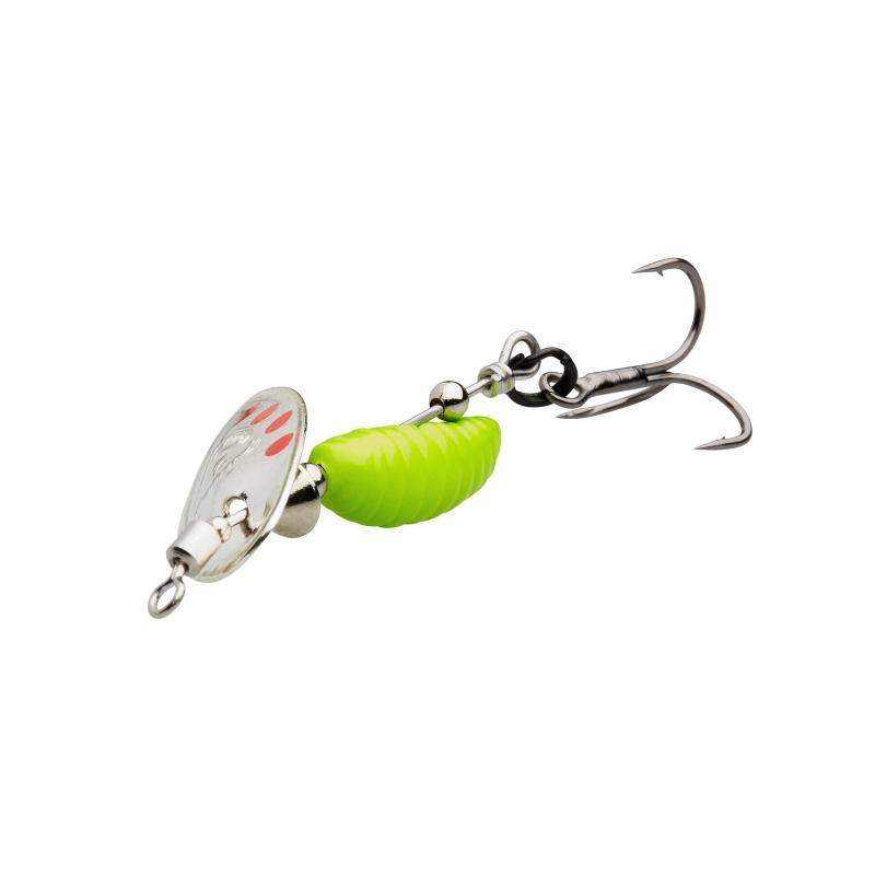 Savage Gear Grub Spinners 1 3.8g S Silver Red Yellow