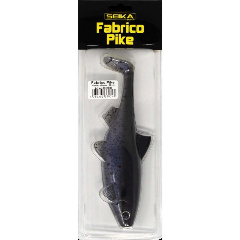 Seika Pro Gummifisch Fabrico Pike 18cm Violet Shiner