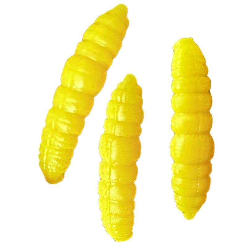 Jenzi Bienenmaden-Imitat, 3 cm, gelb, Fish-Fl