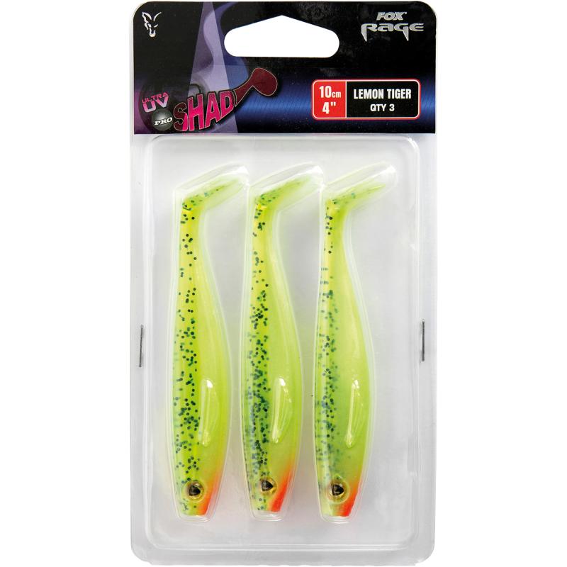 Fox Rage Pro Shad 18cm 7" UV Lemontigers