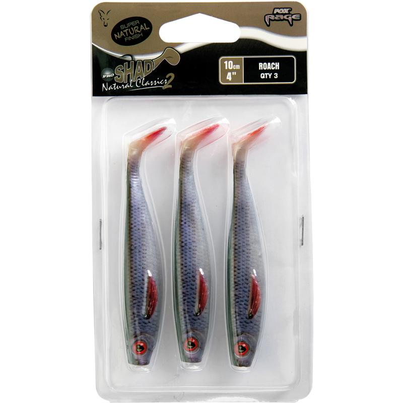 Fox Rage Pro Shad 14cm 5.5" SN Roach x 2pcs
