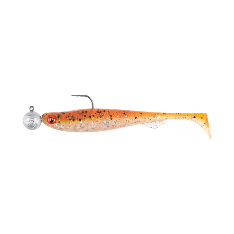 FOX RAGE Slick Shad 7cm x4 Mixed UV Colour Pack LOADED 5g 1/0 head