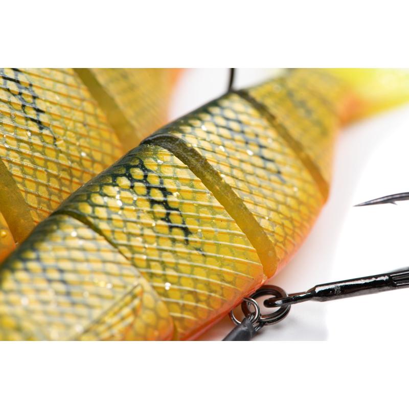 Fox Rage Pro Shad Jointed Loaded 18cm 7" UV Natural Perch
