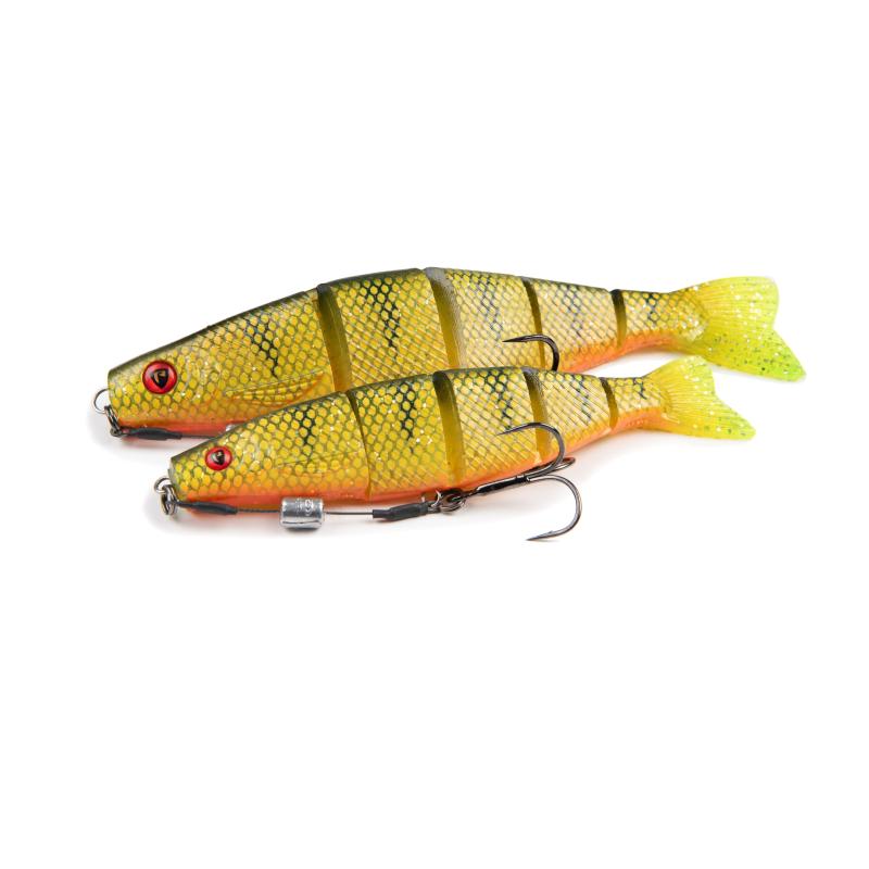 Fox Rage Pro Shad Jointed Loaded 18cm 7" UV Natural Perch