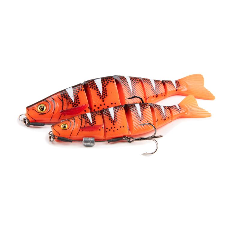 Fox Rage Pro Shad Jointed Loaded 18cm 7" UV Red Wake