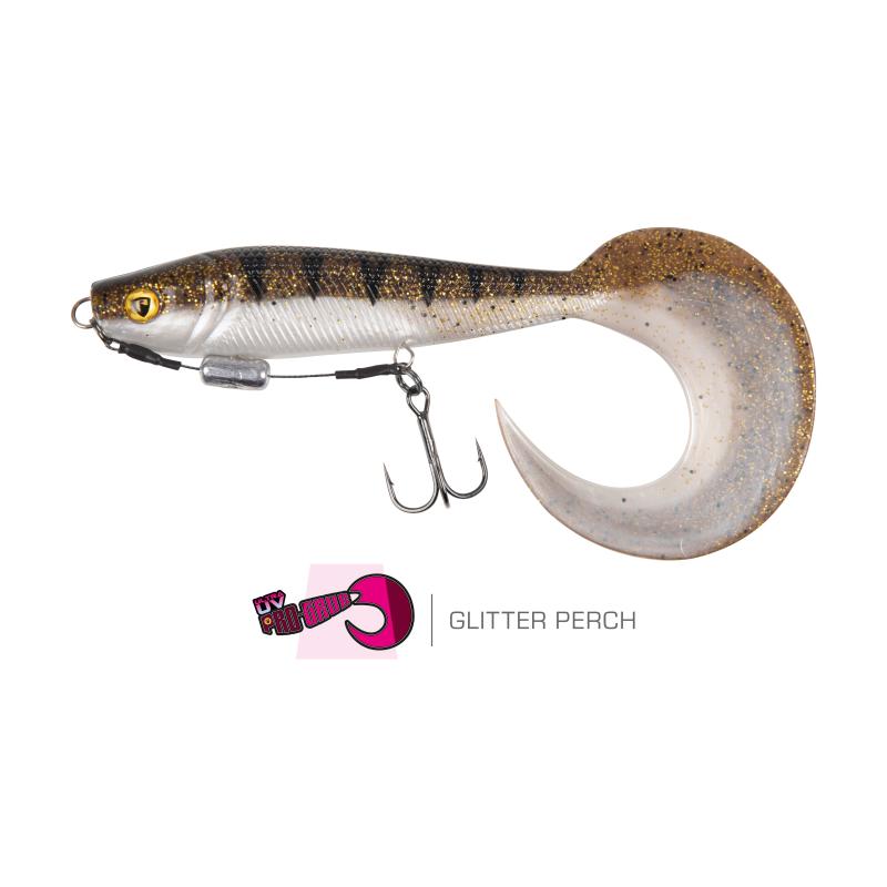 Fox Rage Pro Grub 12cm 4.7" Loaded UV Glitter Perch