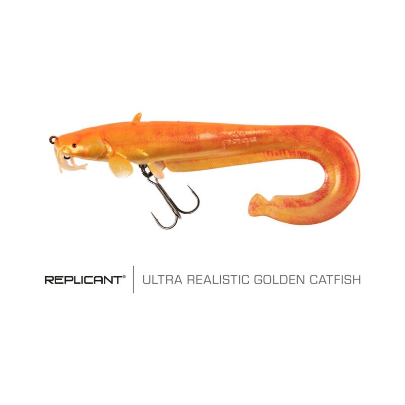 Fox Rage Ultra Realistic Replicant Catfish 15cm Golden Wels