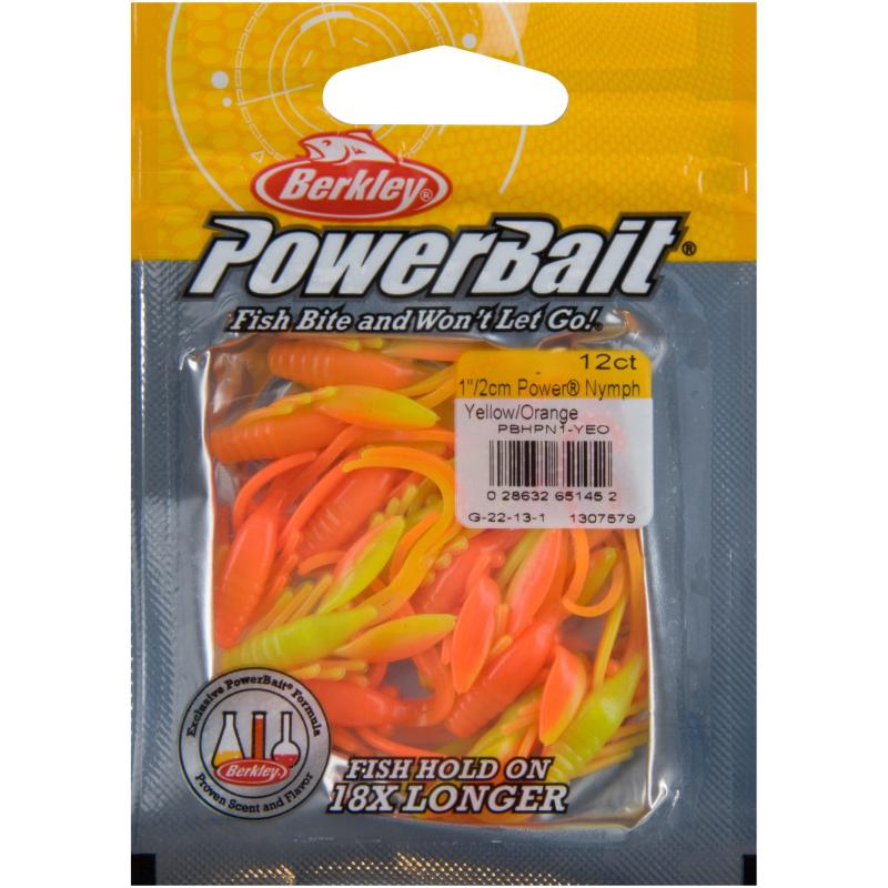 Berkley PowerBait Power Nymph 2,5cm Yellow/Orange