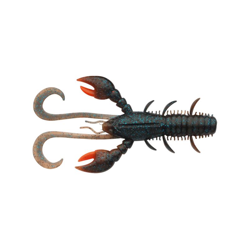 Berkley Hollow Craw 10Cm Dark Cray Uv Claw 6Pcs