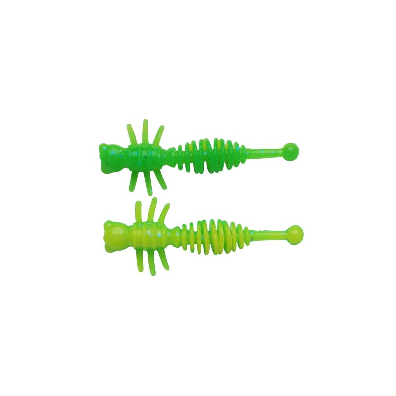 Berkley Powerbait&reg; Power&reg; Larvae 40mm Spring Green/Sunshine Yellow