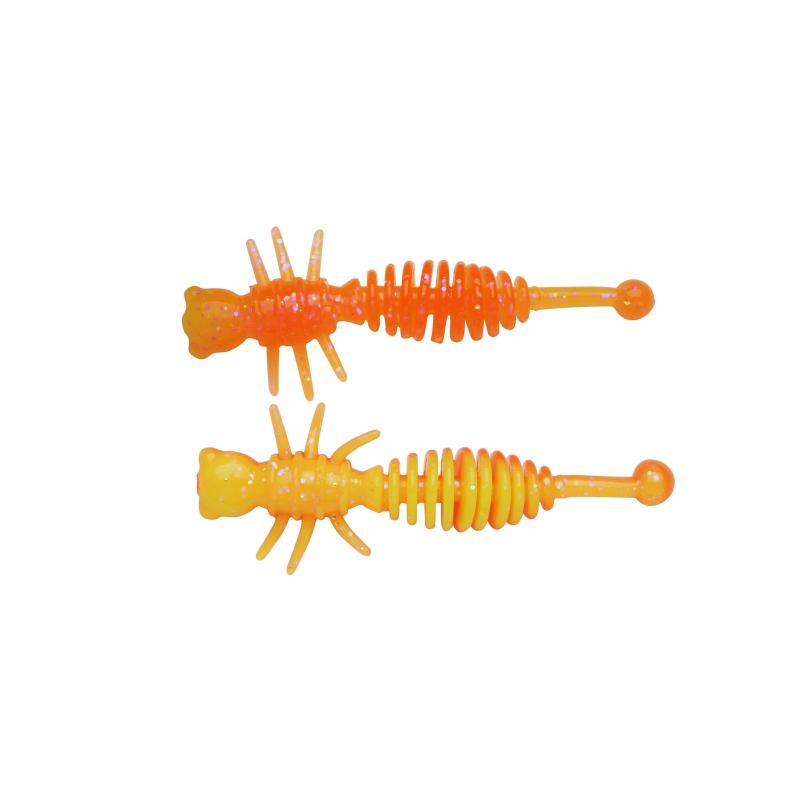 Berkley Powerbait&reg; Power&reg; Larvae 55mm Fluo Orange/Sunshine Yellow